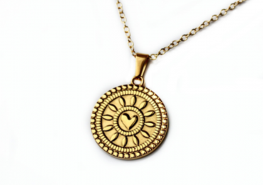 Kette Herz / Layering Kette / Lagen Kette / Geschenk für Sie / Geburtstag Schmuck / Lagenschmuck / Kette Gold Hamsa / Talisman Kette